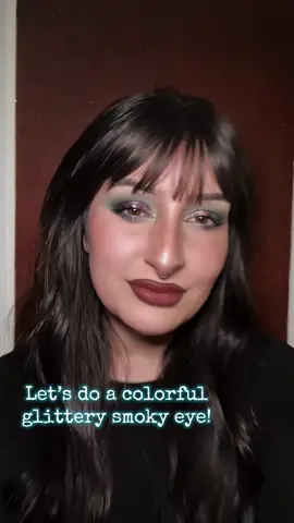 - JEWEL TONED SMOKY EYE -          //eyes// elf x Jkissa eyeshadow pallete. @Pat McGrath Labs eyeshadow. @Touchofglambeauty glitter topper in EYELLUCINATION.  #makeupinspo  #creativemakeup #makeupoftheday #glittereyeshadow #touchofglambeauty 