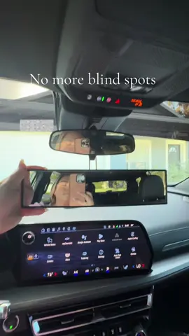 This rearview mirror was such an inexpensive upgrade! ##rearviewmirror##carsoftiktok##carmirror##caraccessories##carupgrades