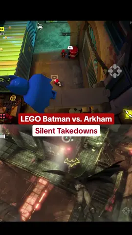 You can hide in vents, do silent takedowns, and more in LEGO Batman: Legacy of the Dark Knight! #gamescom2025 #gamescom #arkham #rocksteady #games #batman #lego #gameplay #type #sidebyside #comparison #ign #gaming