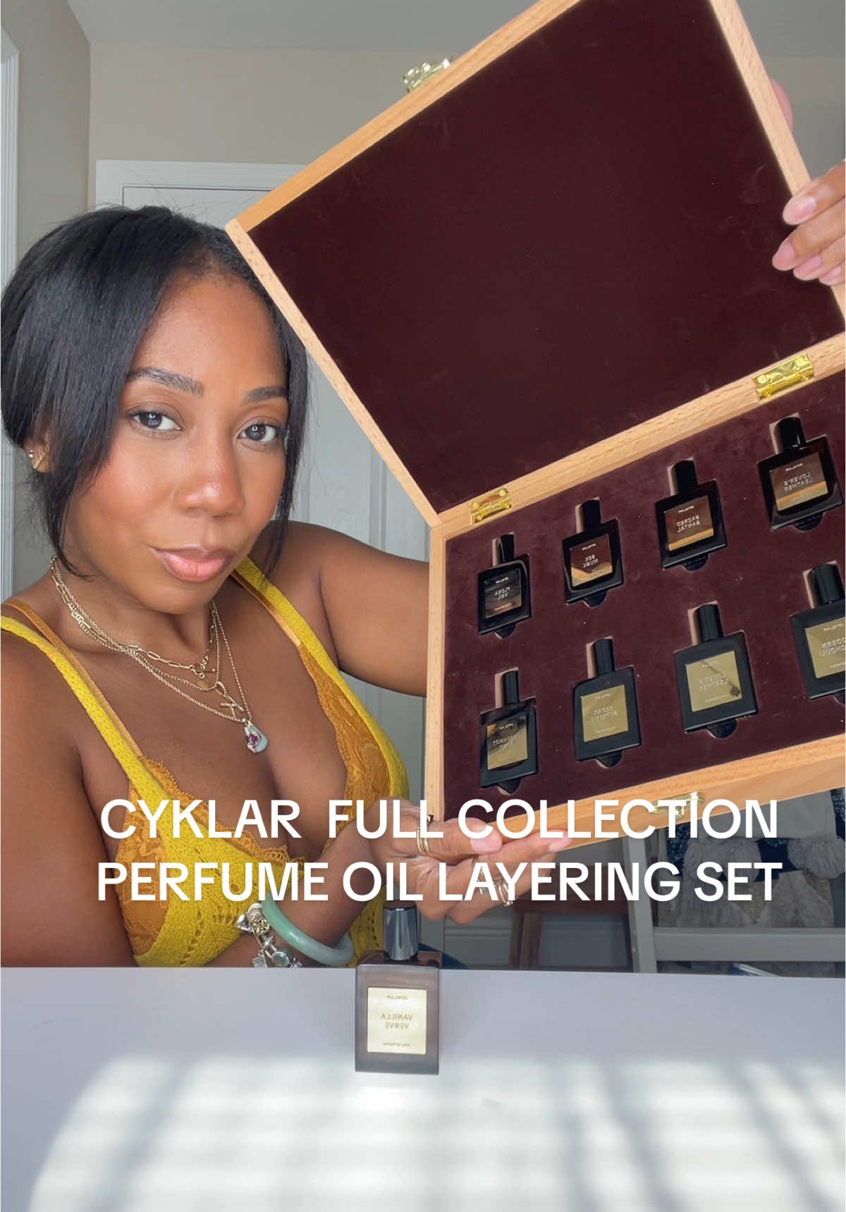 CYKLAR Perfume Oils | Experience 8 Signature Fragrances to wear alone or layer to create your own unique combos. Comes with a custom gift box ✨ @CYKLAR  #cyklar #perfumeoil #perfumeoils #fragrancelovers #perfumetok #bodyoil #fragranceoil #fragrancelayering #vanillaperfume #gourmandperfume #turah21 #smellgoodallday 