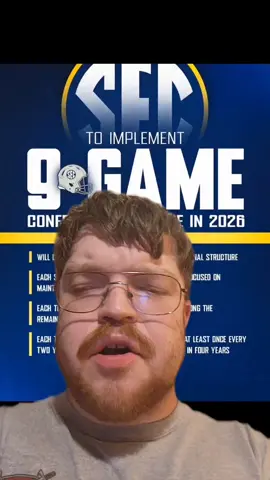 #greenscreenthe SEC is finally going to a 9 game schedule #CollegeFootball #football #footballtiktok #secfootball