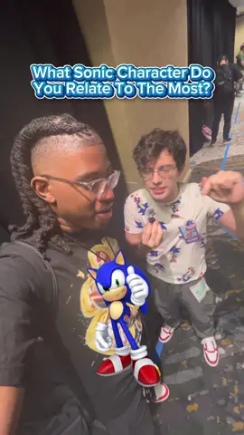 What #Sonic character do you relate to the most? Ft. @Jorgie 🦧 @MaeMaeTown @alyssa🧿 @The Media Nut @Yellow #sonicthehedgehog #sonicfan #sonicexpo #sonicexpoatlanta 