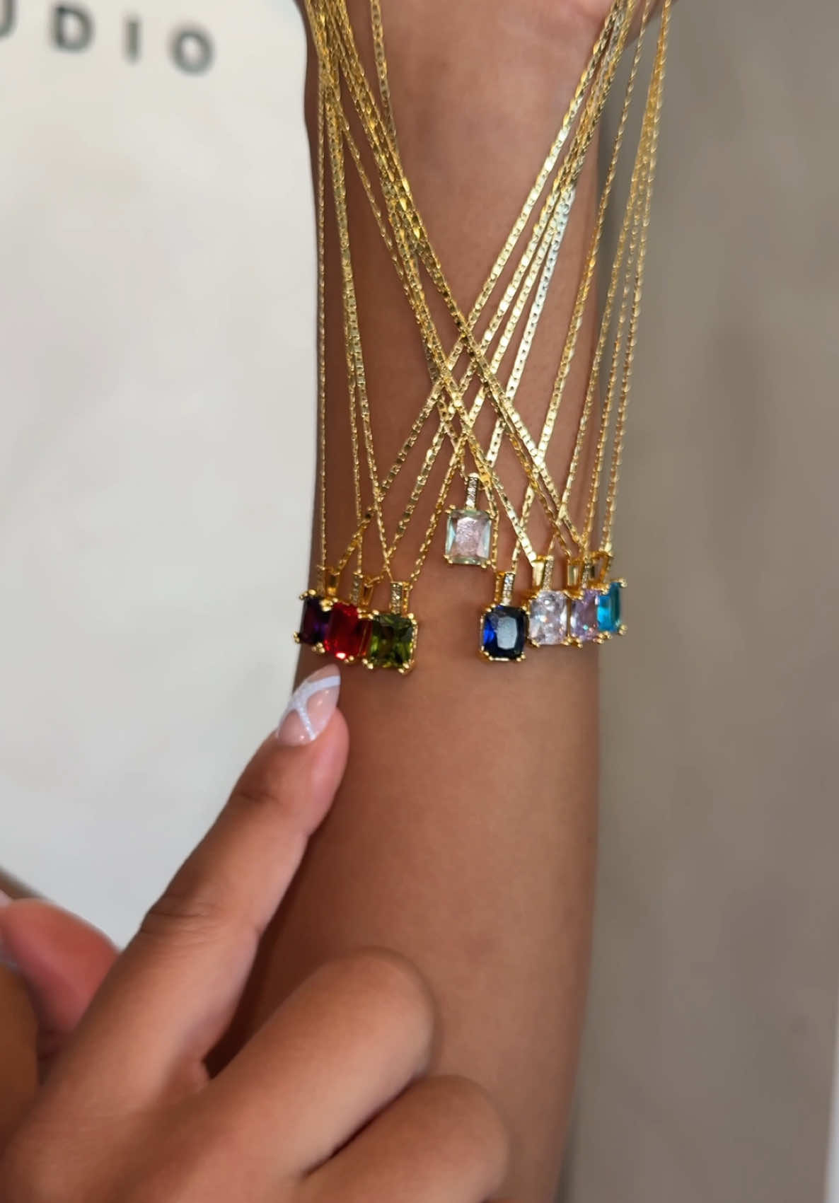 Single Gem Necklace, Birthstone or Not? 🤔 #birthstonejewelry #goldjewelry #silverjewelry @Christin Marie Studio 