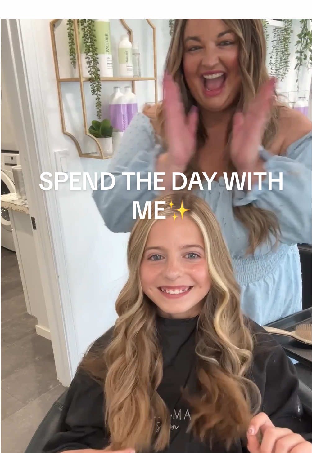 Spend the day behind the chair with me✨  I always get asked how long it takes me to do certain services so here’s a breakdown  -8 am haircut + blowout  -9:30 balayage + haircut  -12:30 partial foil  -2:00 partial foil + haircut/blowout  💗 I very rarely double book and if I do it’s a haircut between a color service. I used to double book and these days I love spending the full appointment with just one client at a time  💗while my clients are processing I’m filming or editing content, scheduling clients + responding to emails from brands  ✨how many clients do you take in 8 hours?!  #hairstylist #hairtok #salon #hairstylistlife #fyp 