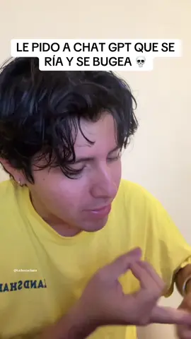 le pido a chat gpt que se ría y se bugea, al final le hago contar de 1 a 1 millón 💀 #fyp #parati #viral #peru 