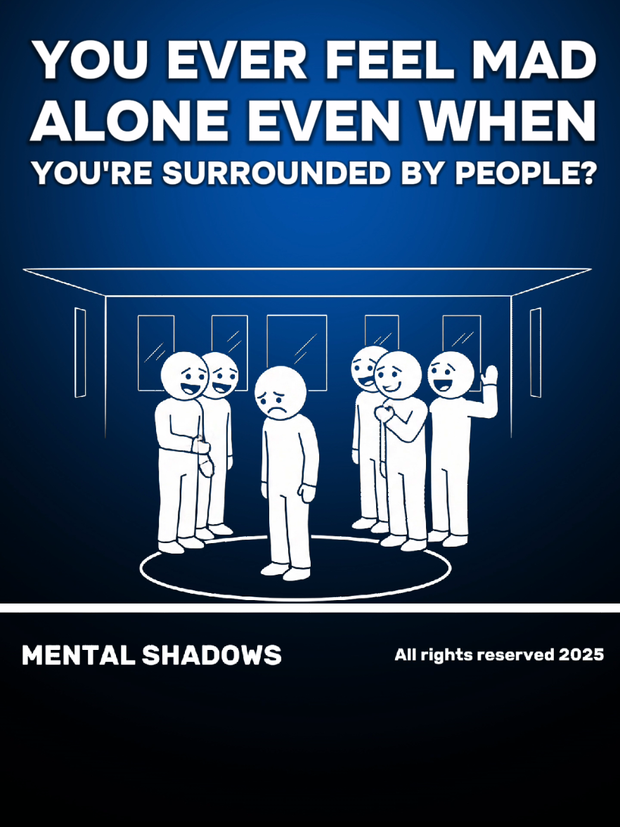 Ever felt lonely around friends? #psychologyfacts #MentalHealthAwareness #selfgrowth #HealingJourney #LearnOnTikTok 