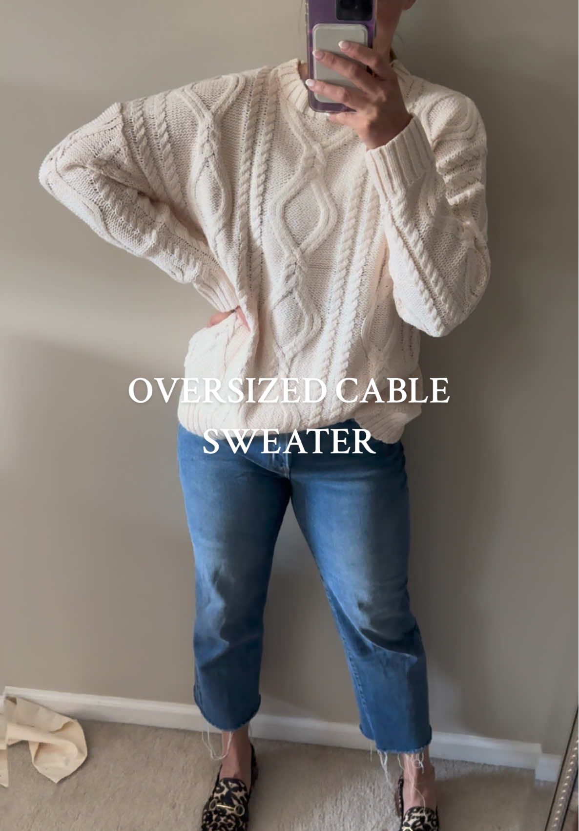 Can’t wait to style this sweater this fall! 🍁 #fallsweaters #fallootd #falloutfitinspo #oversizedsweater #ootdoftheday 
