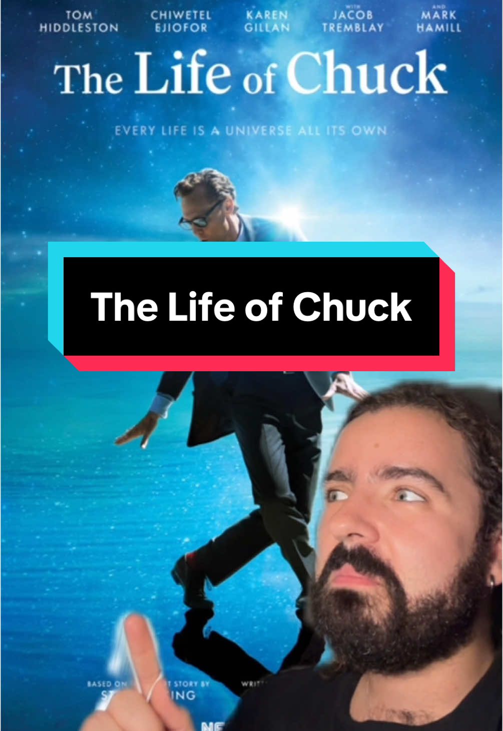 La película más hermosa que pueden ver hoy. Y además de hermosa necesaria. Es de esas historias que de verdad celebran la vida sin caer en moralejas. Ya la vi tres veces, me urge la cuarta y sospecho serán más. Joya. #thelifeofchuck #tomhiddleston #mikeflanagan #chiweyelejiofor #stephenking #diamondfilms #cine #pelicula 