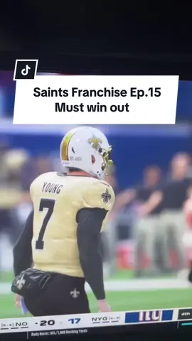 2036 saints franchise comes off a 13-4 season last year and now face injury struggles that might cost the season! #madden26 