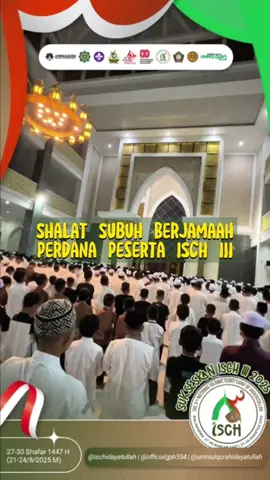 SUASANA SHALAT SUBUH BERJAMAAH PESERTA ISCH JAMBORE NASIONAL III SAKO PRAMUKA HIDAYATULLAH  Masjid Ar-Riyadh, Kampus Induk @ummulqurahidayatullah Gn Tembak, Balikpapan, Kamis (21/8/2025). Salam pramuka!!!  Video: @skrsyakur  Editor: Dimas  #isch #ischiii #jamnas #jamborenasional #pramukahidayatullah #sakopramuka