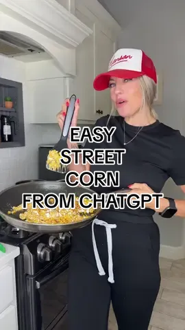 This is why I don’t do cooking videos 😂😂😂 but this easy Mexican street corn is a 10/10  #chatgptrecipes #mexicanstreetcornskillet #cookdinnerwithme #cookingwithdani #millennialmom 