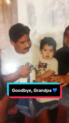 On Tuesday, I said goodbye to my grandpa. The love we shared will stay with me forever, and the memories we made will always live in my heart. The time we had feels too short… but our love will always last. 💙 #tribute #foreverinmyheart #restinpeace #family #grandpa 
