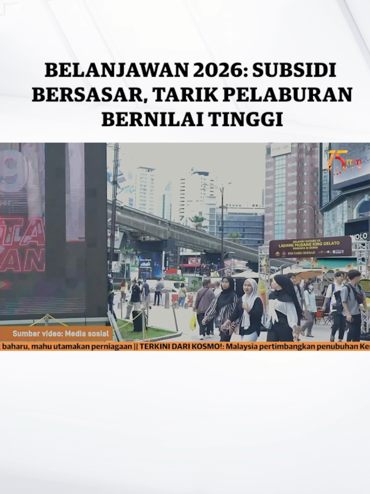 BELANJAWAN 2026: SUBSIDI BERSASAR, TARIK PELABURAN BERNILAI TINGGI | 21 Ogos 2025      #15minitmmtv #utusanonline #kosmoonline #mmtv #berita 