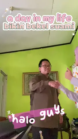 bikin bekal suami kerja 💪🏻 ala cerebral palsy