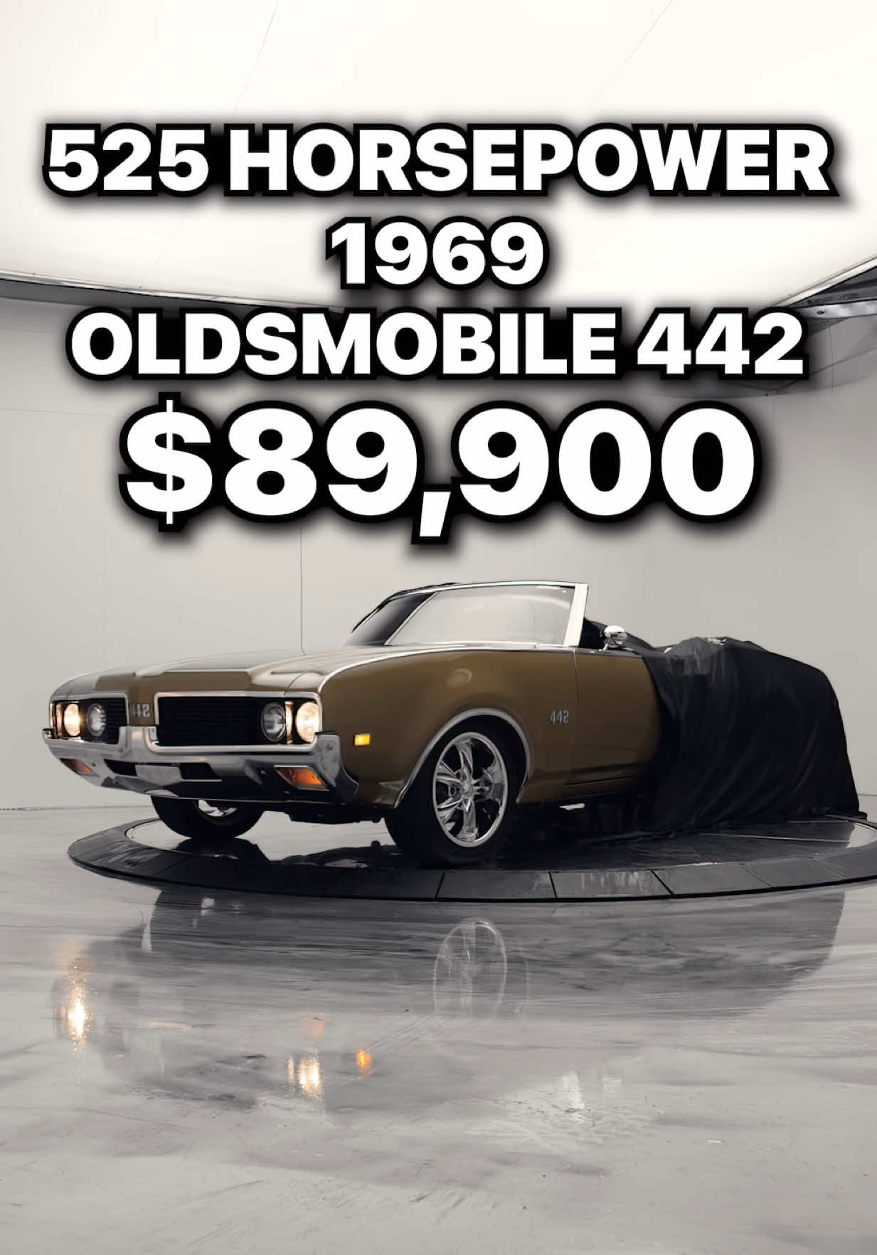 A living LEGEND 🙌 This OldsMobile 442 is one of the cleanest we’ve EVER had😍 Packed with a 525HP 455, 5 speed Tremec M/T, Vintage air, Wilwood brakes, new Coilovers and MORE 😎 Head online for the full listing and build sheet — now LIVE! 💻 #classiccars #oldsmobile #vintagecars #collectorcars #classiccaredits   