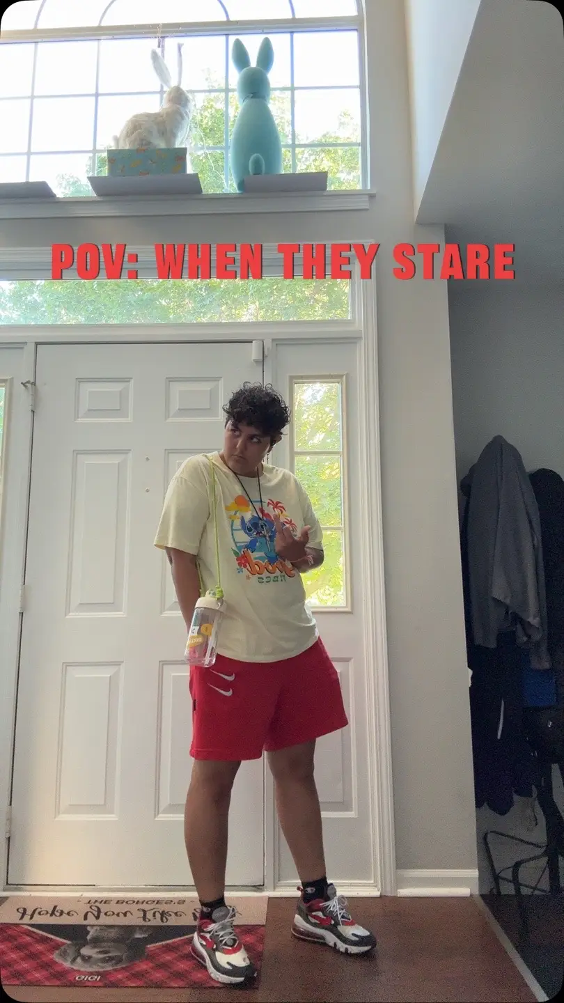 Yall like my fit today!? #Stitch#OOTD#Glowingwithlany#nike#fypシ 