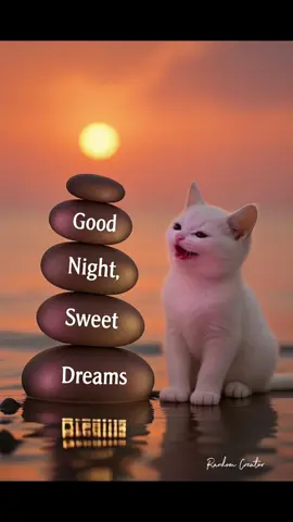 “Wishing You a Cozy Night 💫⭐️” #tranding  #videoviral  #goodvibes💕  #cat  #goodnight 