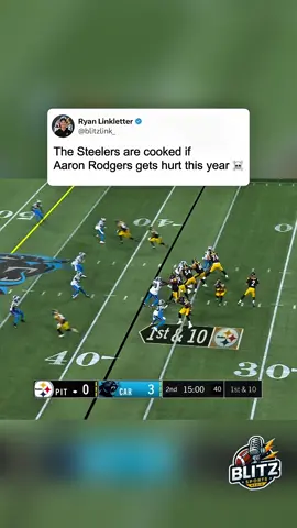 Steelers better hope that Aaron Rodgers can suit up for every game this year ☠️ #aaronrodgers #steelers #nfl #creatorsearchinsights 