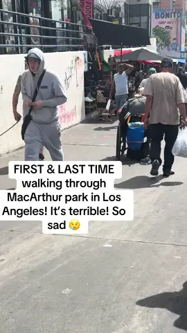 #losangeles #fyp #macarthurpark #sosad😭 