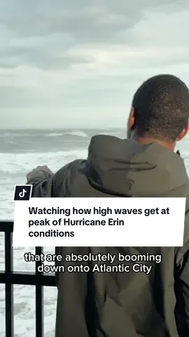 No thank you to these waves… #HurricaneErin #Weather #NewJersey #Beach #News