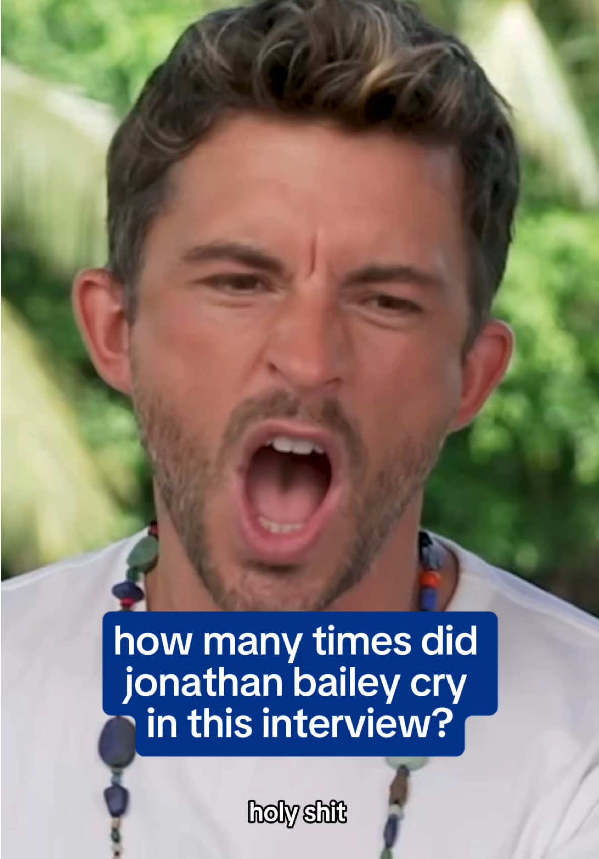 he was in heat* 🥵 (*in thailand) watch jonathan bailey distract gareth edwards in our full interview on youtube (link in bio)  bring the dinosaurs to life in your living room — rent or buy “jurassic world rebirth” at home now  #JurassicWorldinThailand #jonathanbailey #bridgerton #jurassicpark #buzzfeedoz @Universal Pics ANZ @Jurassic World 