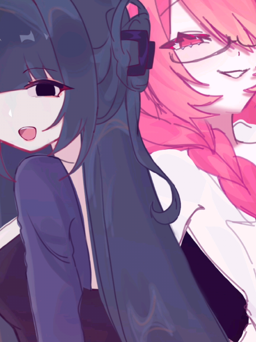 OC| collab with @ruru.l.u_0104  cre: i forgot her name(maybe i change now) #megestsa #jirara #fyppppppppppppppppppppppp #viral #animation 
