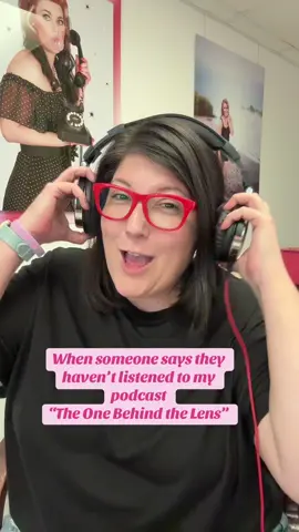 Haven’t listened to my podcast yet… oh boy 😏🎙️ #TheOneBehindTheLens #PodcastVibes 