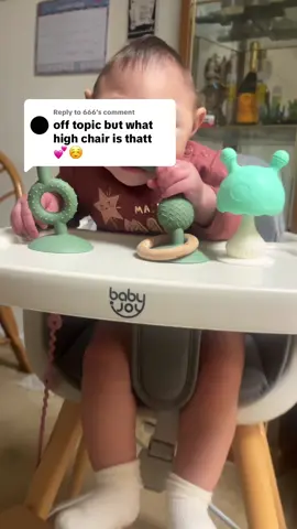 Replying to @666 I attached the link to the high chair you can find it on here and Amazon. I just love that. It’s convertible after the highchair phase and can just be a cute little chair you can put in their room or anywhere in the house. ##blessed##sahm##fypシ##girlmom##8monthsold