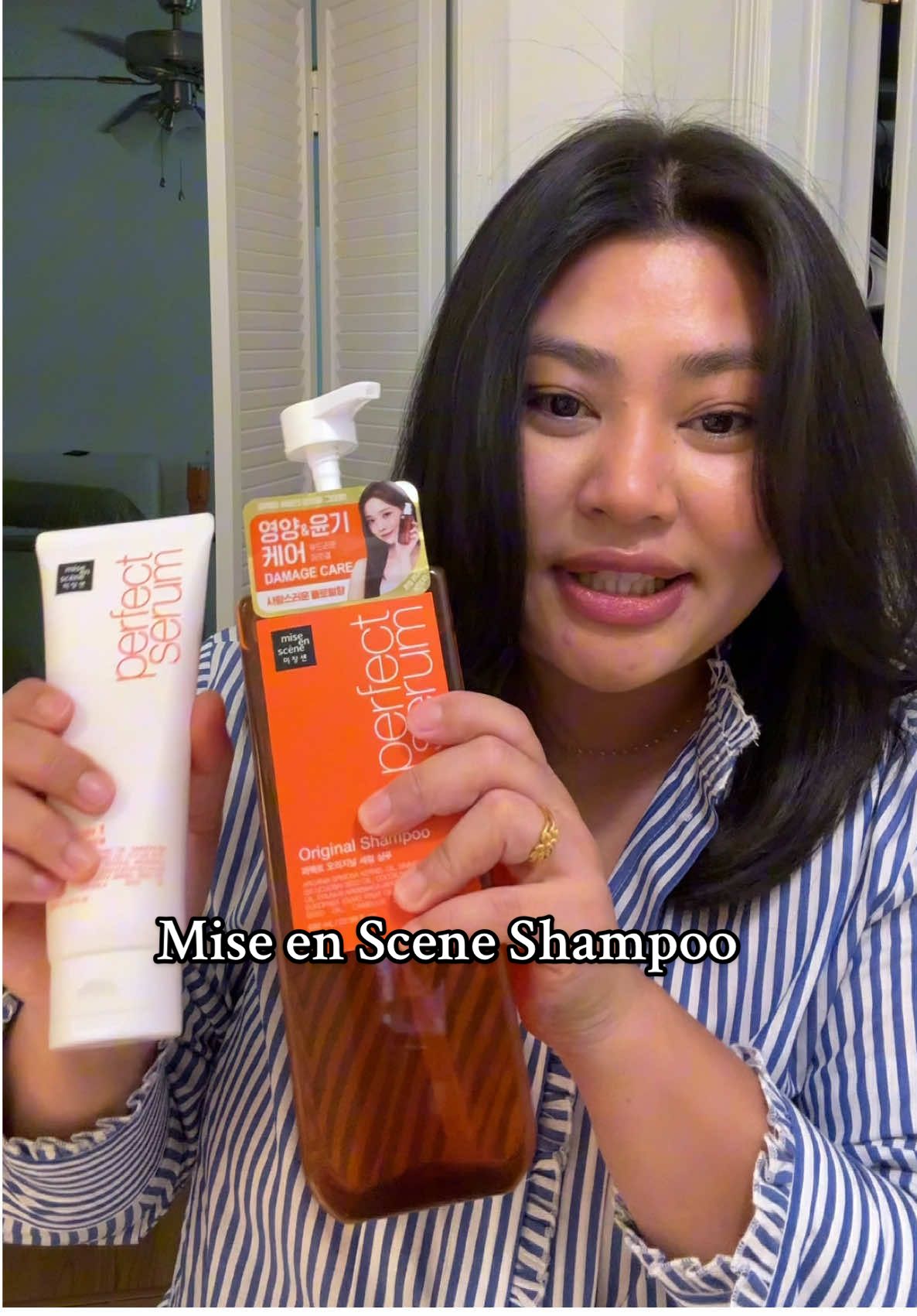 Salon like hair at home with @MISEENSCENE US @Amazon Beauty #miseenescene #koreanhaircare #salonhair #salonhairathome #haircare 