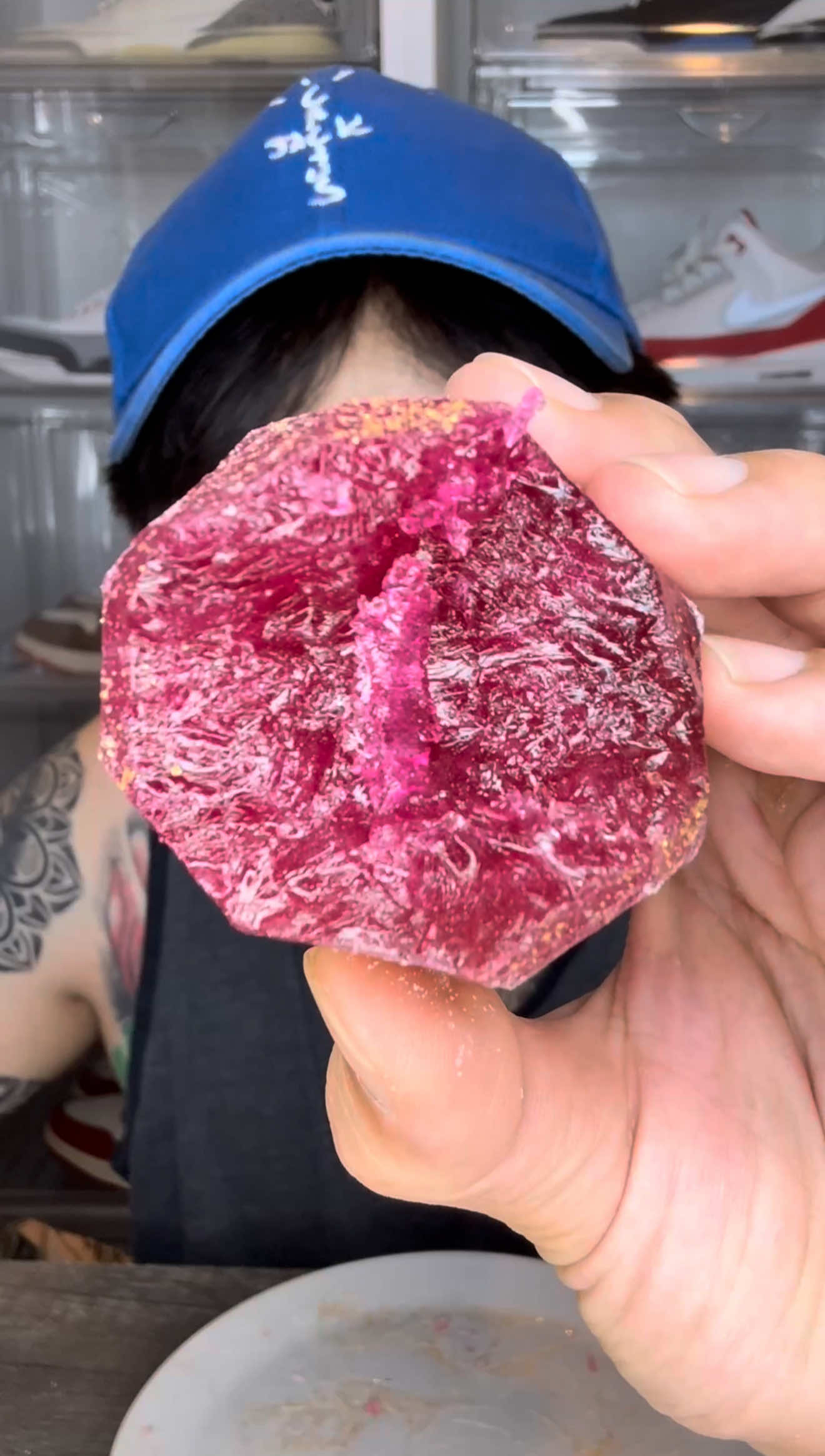 @Silky Gem Crystal Candy BUBBLEGUM CRYSTAL CANDY 💎🍬  DIY KITS available! LINK IN BIO✨ #bubblegum #candy #asmr #mukbang #food