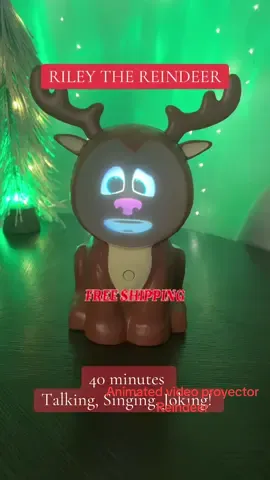 @Mindscope  Riley, the reindeer, animated video Blink projector 40 minutes of talking singing, joking!! #mindscopeproducts #mindscopereindeer #tiktokshop #fyp #christmas2025