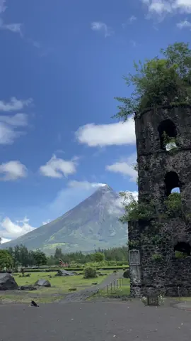 🍃🌋🍂 #cagsawaruins #daragangmagayon #bicolana #fyp 