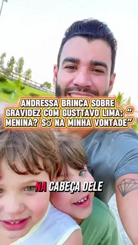 Andressa brinca sobre gravidez com Gusttavo Lima: “Menina? Só na minha vontade”#fofoca #famosos #entretenimento #andressasuita
