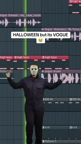 Halloween but its VOGUE 😭 #fyp #producer #vogue #voguing #voguedance #halloween 
