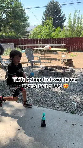 This is gonna keep him busy and practicing for baseball🙌🏼❤️ 