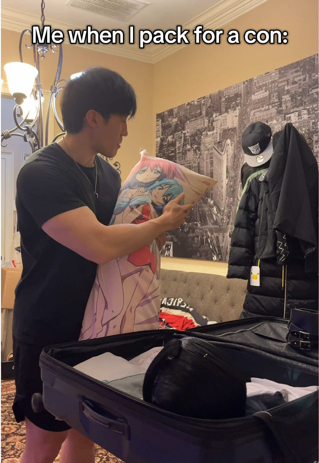 Better safe than sorry…#animenyc #animeconvention #cosplay #anime #packing 