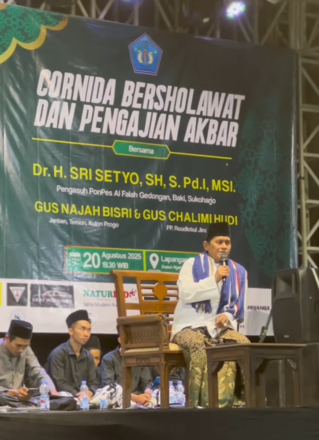 Alhamdulillah berjalan lancar terimakasih semuanya #cornida #solawat #pengajianakbar 