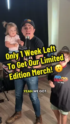 Replying to @hackie72  Only 1 Week until it’s gone! 😮 #merch #family #update #dannydorito23 