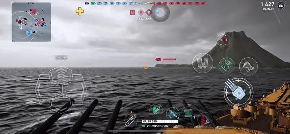 Wisconsin ☠️ #worldofwarshipslegends #worldofwarship #ww2 #wisconsin 