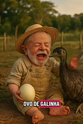 Lulinha come ovo de ema pra dar mais sustancia  #bebestiktoks #lulinha #lulapresidente #viral 