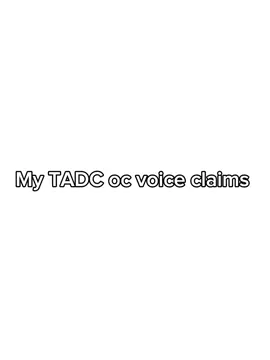 I love them 😭❤️ #tadccaine #voiceclaim #tadcoc #tadc #fyp 