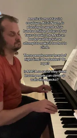 #fdt #racist #maga #kristinoem #piano 