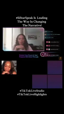 What happens when we stop seeing each other as rivals and start building as partners? 🤔 Tonight’s live was about radical candor, healing, and shifting your energy toward peace and purpose. Join us again Saturday for an honest conversation with the fellas, where we are providing a space for real talk, reflection, and growth. 🎙✨ #SiStarSpeak #TikTokLive #LiveHighlights #HealingJourney  