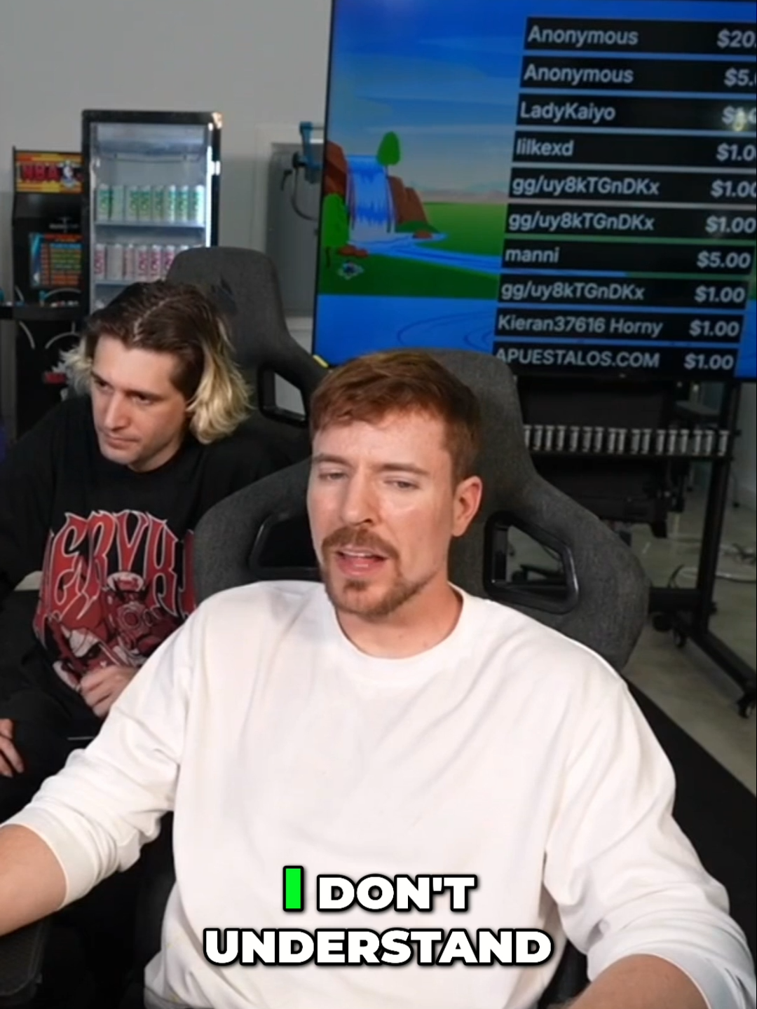 mr beast tries adin ross breath death || #fyp #adinross #mrbeast