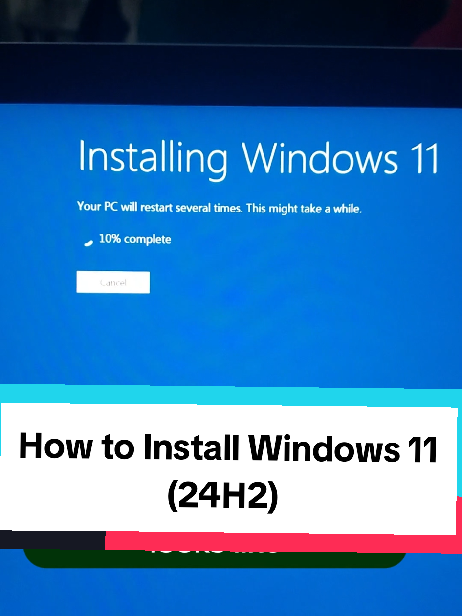 How to install windows 11 (24H2) #itsupport #techtips #nairobi #kenya 