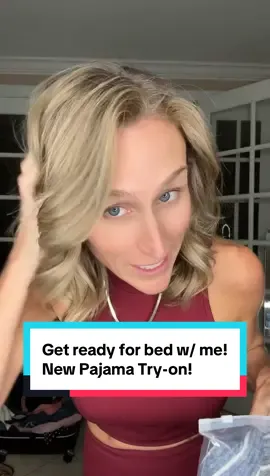 Get ready for bed with me💫 Pajama Try-on  🛌@Amazon @Amazon Fashion  POV: Me finally admit nothing hits like sleeping in your jammies 😴✨  Cozy, comfy, and 100% better than sleeping in a Tshirt.  Who else is team jammies?  @Amazon Influencer Program 🥰 #pajamas #goodnight #amazonfinds #amazonmusthaves 