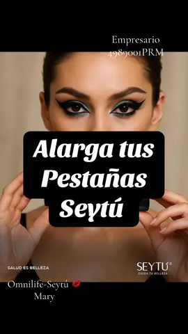 Máscara para pestañas Seytú  MASCARA DE PESTAÑAS SEYTÚ 😍 MAXIMO ALARGAMIENTO ✨️ ✨️Nutre, revitaliza y estimula el crecimiento de Pestañas. ✨️Olvídate de pestañas postizas y luce unas pestañas hermosas y largas de forma natural. ✨️Con activos que estimulan las células foliculares de las pestañas, promoviendo así su crecimiento. Aprueba de agua 💧 Larga duración 🕜 DISPONIBLE PARA ENTREGA INMEDIATA 🚗 Atención  Aguascalientes  Contáctame 📱 4491065270 Empresario  4989001PRM Para afiliarse en cualquier parte u obtener nuestros productos  #seytú #mascaradepestañas #beauty #mujer #fpyシ 