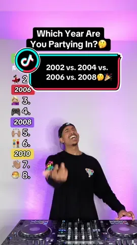 2002, 2004, 2006, or 2008: Which Year Are You Partying In?🤔 WHAT IF I TOLD YOU THAT THIS SUMMER YOU CAN FIND ALL OF THESE SONGS IN ONE ROOM??🤯 You heard me😎 All summer I’ve been throwing a 2000s Dance Party called “LIMEWIRED”🎶 It’s the ultimate 2000s party experience where we take hits from all 2000s genres and put them in ONE room🔥 If you live in: - Riverside(08/22) - Detroit (08/29) - Las Vegas (08/30) - Grand Rapids (09/05) I’m throwing one this summer in YOUR city!🥳 Grab your tickets for my 2000s Dance Party in my bio🎟️ CAN’T WAIT TO PARTY WITH YALL!❤️‍🔥 #2000s #party #dj 