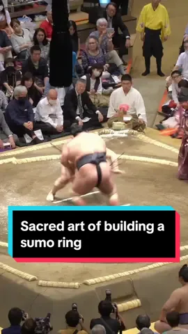 Sacred art of building a sumo ring #history #tradition #japan