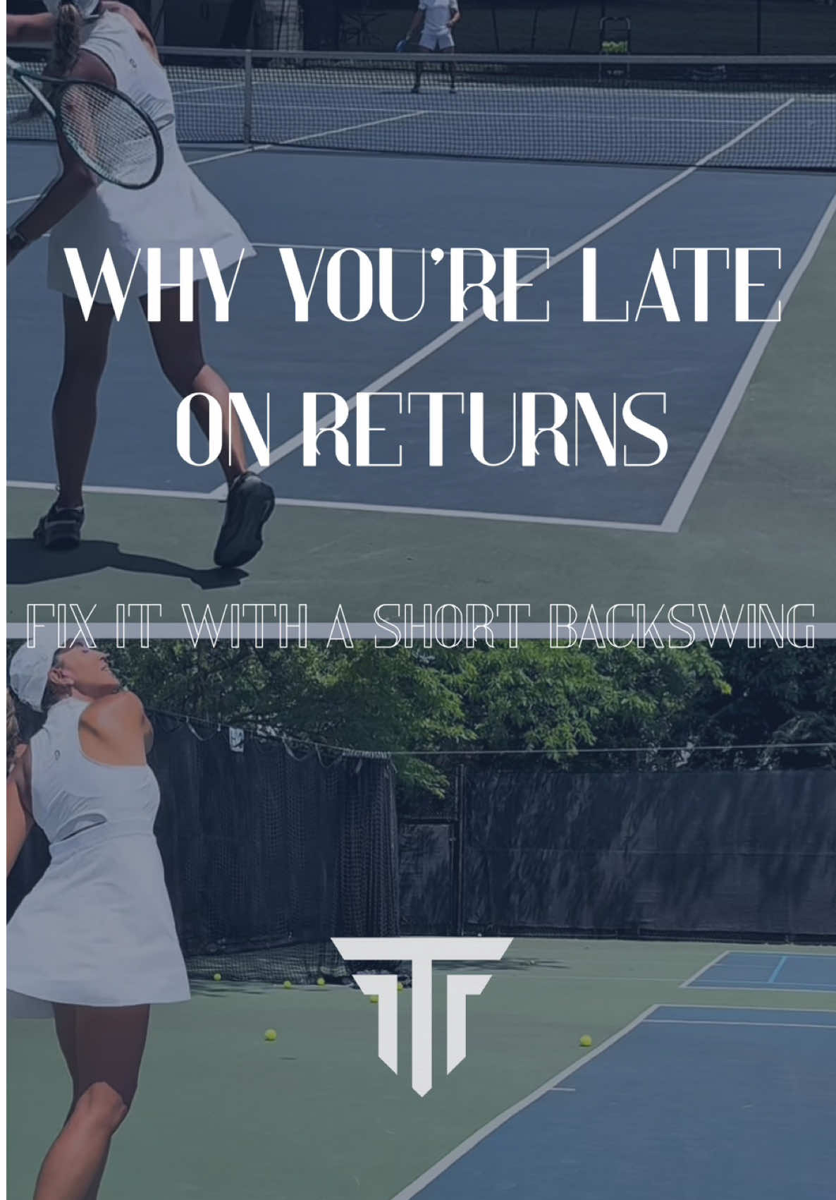 Most players miss returns because their swing is too big. Keep it short → react faster → win more points. 🎾 Save this for your next practice and tag a friend who takes full groundstrokes on the return. #TennisTips #TennisDrills #TennisCoach #TennisLife #LearnTennis       